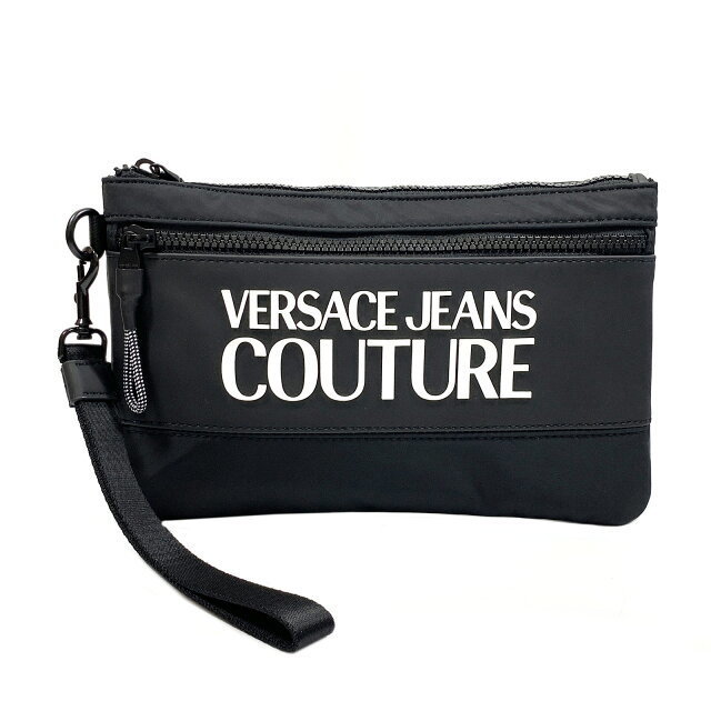 Versace Jeans Pouch Bag Black Backpacks Accessories